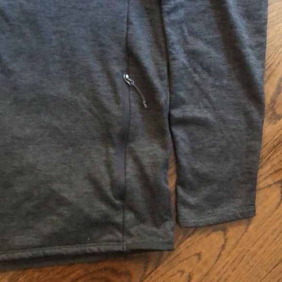 THE NORTH FACE Mens Grey Full Zip Fleece Lined Hoodie Zipper Pockets Size LARGE - Picture 8 of 11